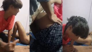 Shemale Sange Ngentot Kontol Dua Cowok Sekaligus Dalam Threesome Panas.