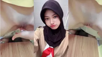 Viral Dina Si Pramuka Cilik Colmek, Panas Banget Sampai Banjir