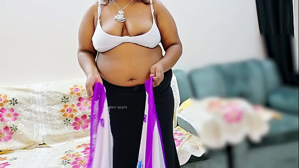 Bhabhi India Pake Saree, Siap Digoyang-goyangin, Bikin Makin Basah