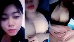 Nella Pagi Hari, Puting Susu Coklatnya Berdiri Tegang Siap Digigit.
