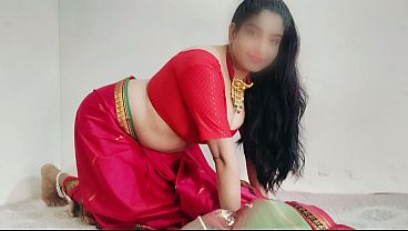 Hot Indian Bhabhi Berdada Montok Digebukin Pake Sari Merah, Suara Desi Bikin Makin Nafsu