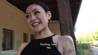 Public Agent Japanese Beauty Rae Lil Black Fucks For Cash